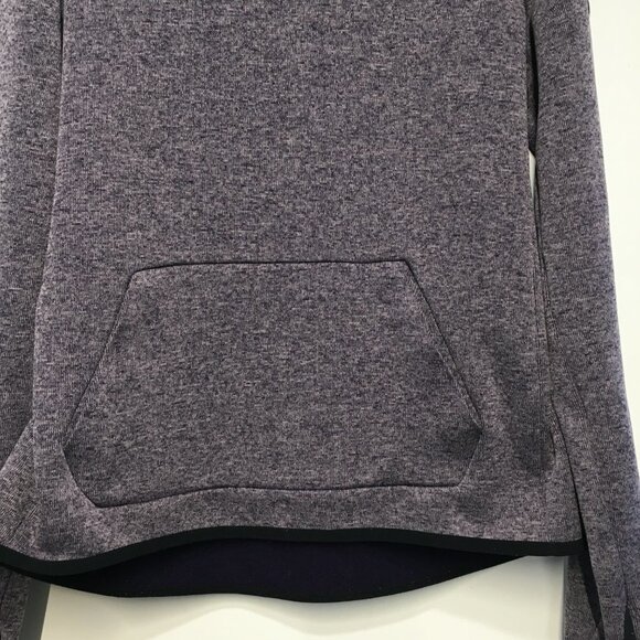 Nike Dri Fit Pullover Purple Knit Hooded Sweater Size S - Picture 3 of 14
